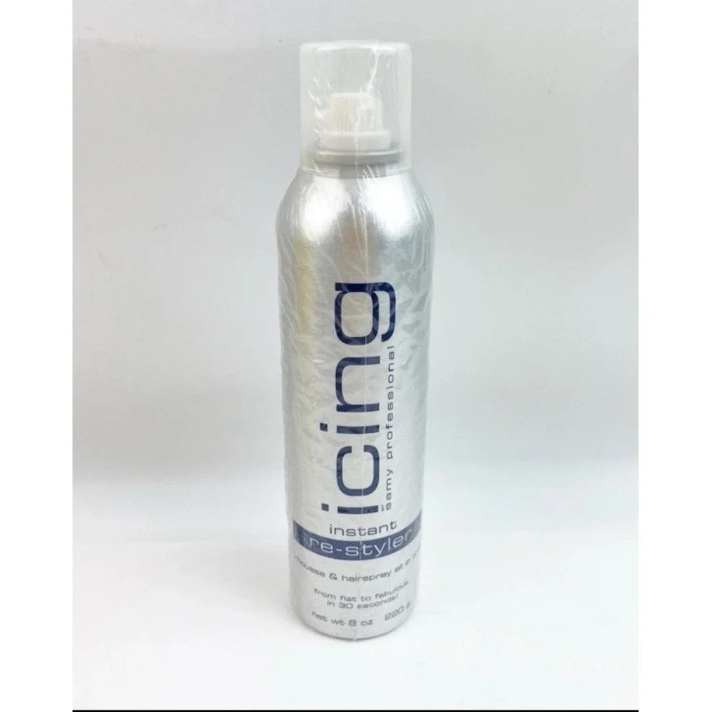 Icing Samy Professional Instant Re Styler Mousse‎ Hair Spray 6 oz